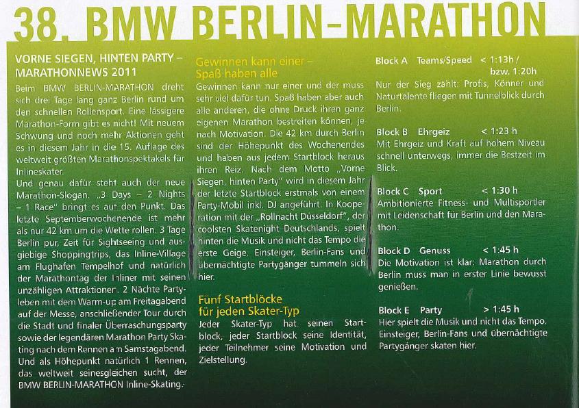 der Rollnacht Musikwagen beim Berln Marathon, nette Idee ;)