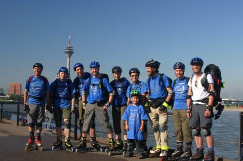 Der Start in Düsseldorf